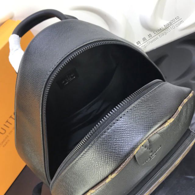LV包包 LV新款雙肩包 M30259 APOLLO雙肩包 LV老花十字紋三角背包雙肩包  ydh3671
